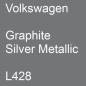 Preview: Volkswagen, Graphite Silver Metallic, L428.